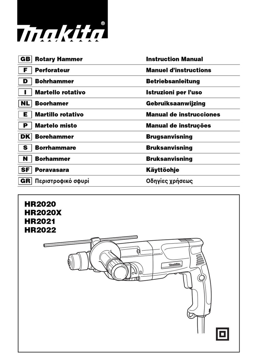 Makita HR2020 instruction manual