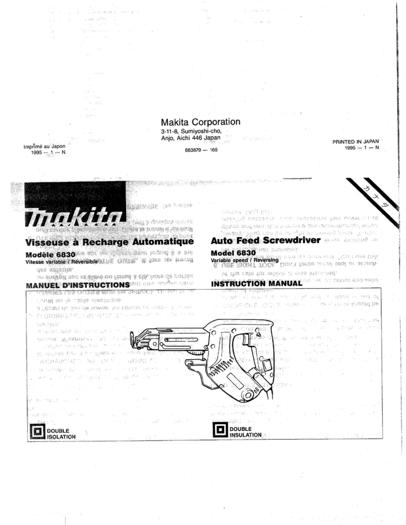 Makita 6830 User manual