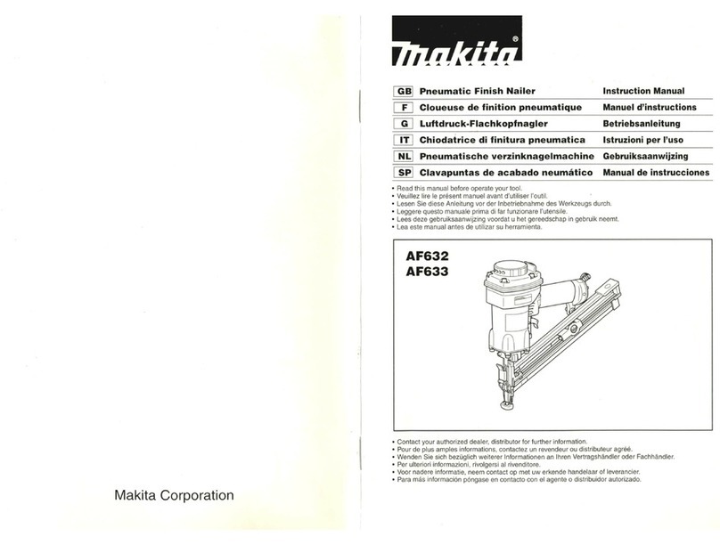 Makita AF632 User manual