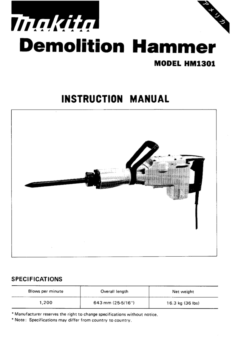 Makita HM1301 User manual