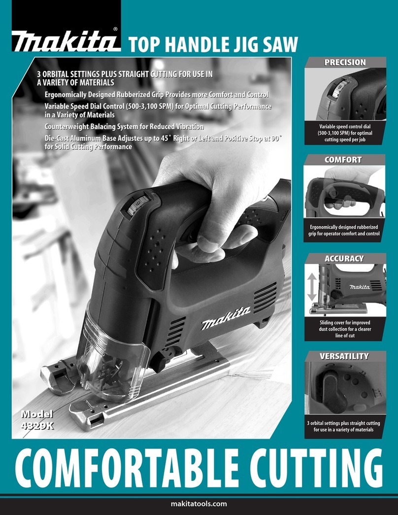Makita 4329K Owner's manual Makita 4329K Owner's manual