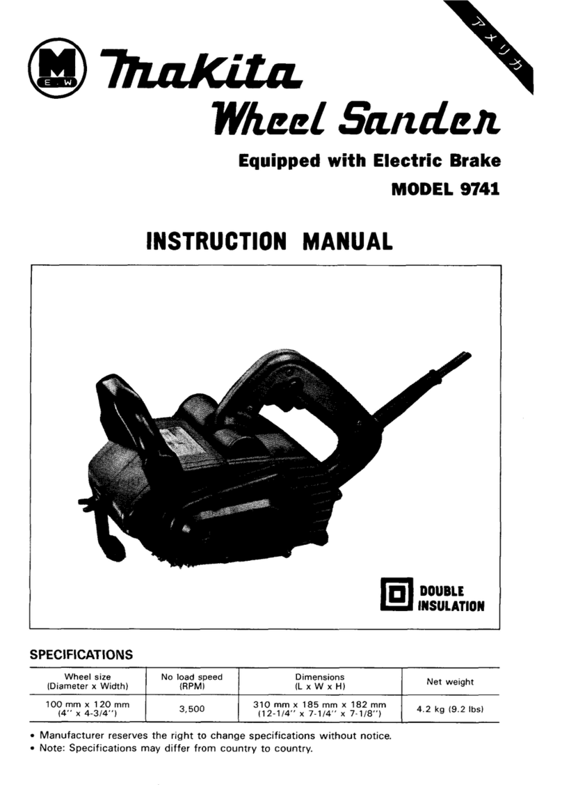 Makita 9741 User manual Makita 9741 User manual