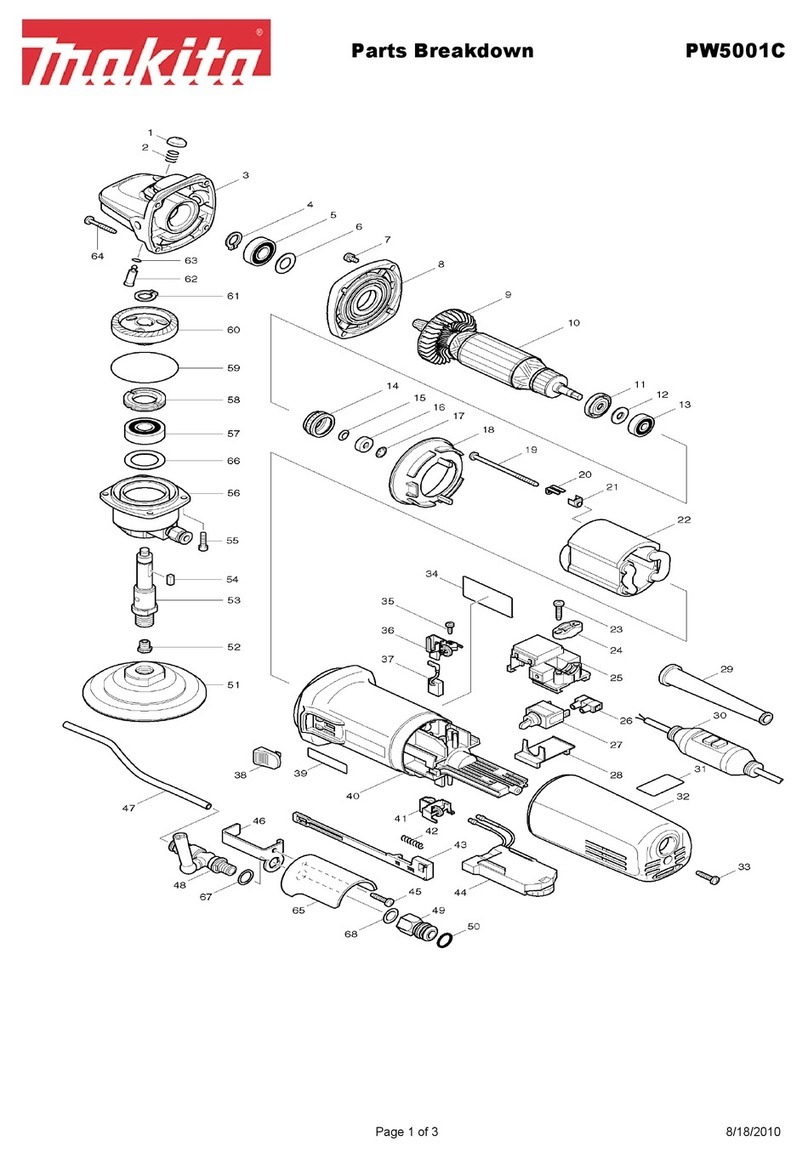 Makita PW5001C Quick start guide