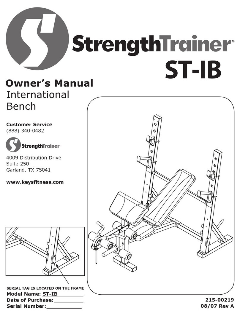 Keys Fitness ST-IB owner's manual
