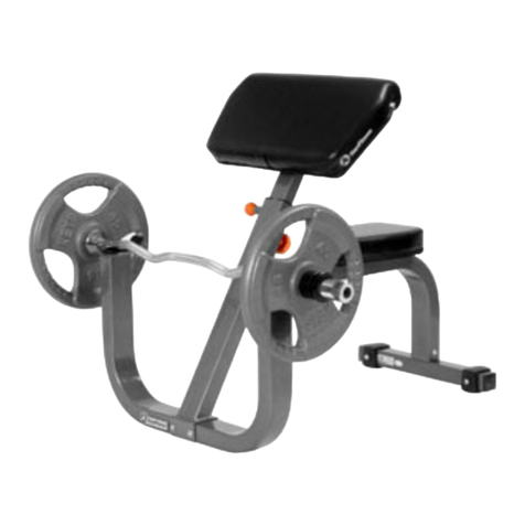 Keys Fitness Seated Preacher Curl KPS-SPC owner's manual