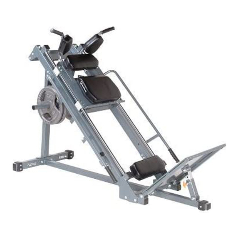 Keys Fitness Leg Press Hack Squat KF-LPHS owner's manual