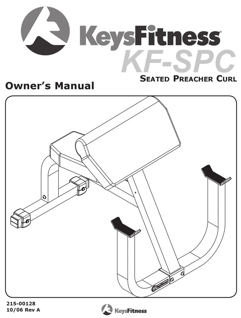 Keys Fitness KF-SPC owner's manual
