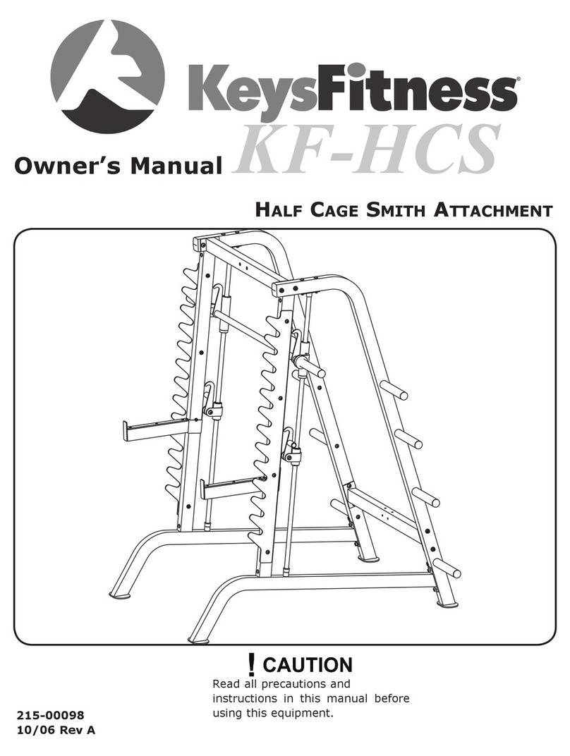 Keys Fitness KF-HCS User manual