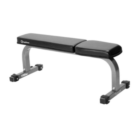 Keys Fitness Flat Bench KF-FB User manual