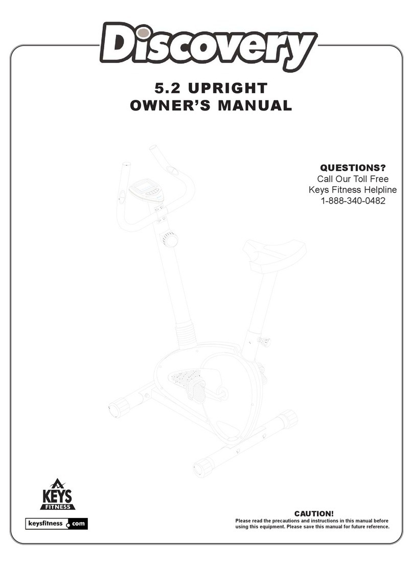 Keys Fitness DCV5.2U owner's manual