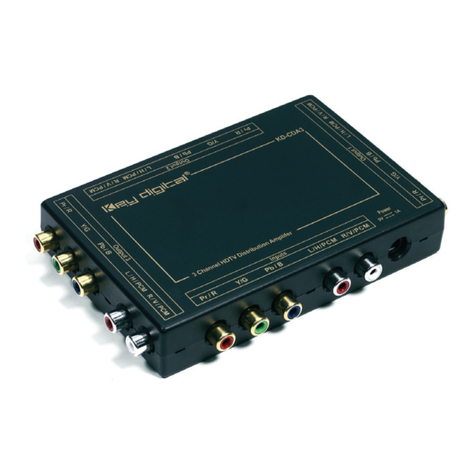 Key Digital KD-CDA3 operating instructions