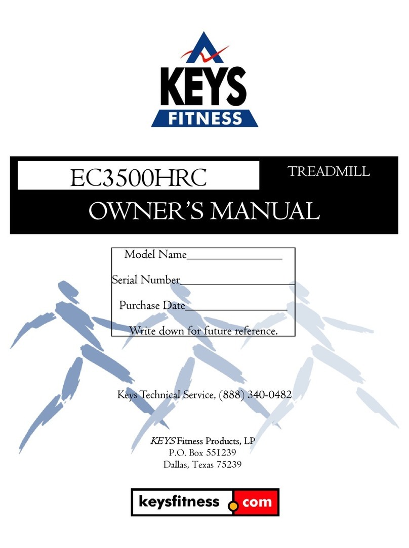 Keys Fitness EC3500HRC User manual