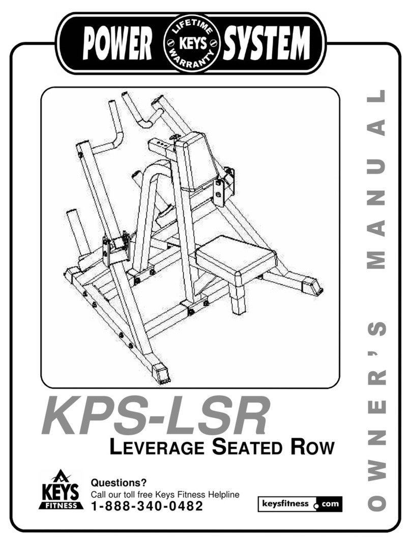 Keys Fitness Power System KPS-LSR owner's manual