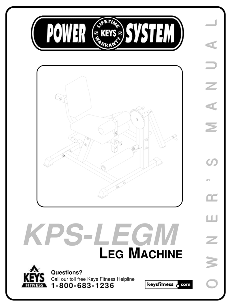 Keys Fitness Power System KPS-LEGM owner's manual