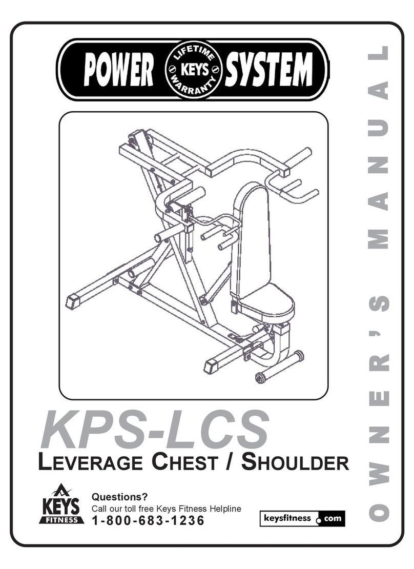 Keys Fitness Power System KPS-LCS owner's manual