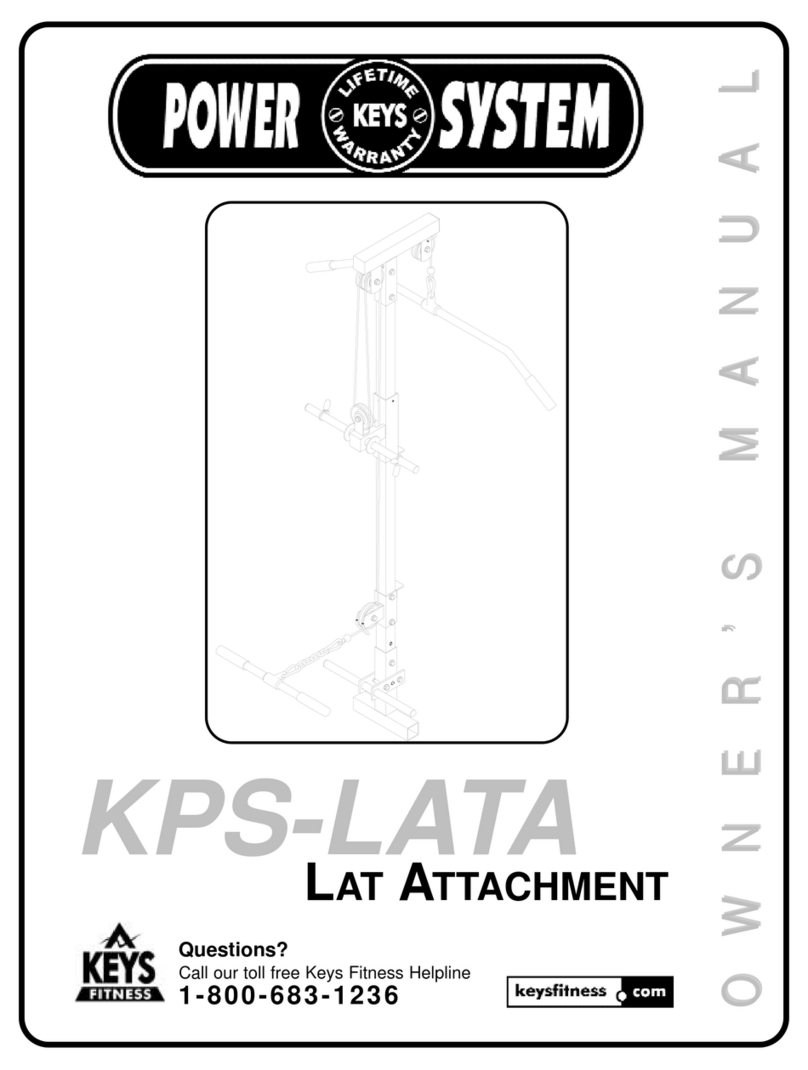 Keys Fitness Power System KPS-LATA owner's manual