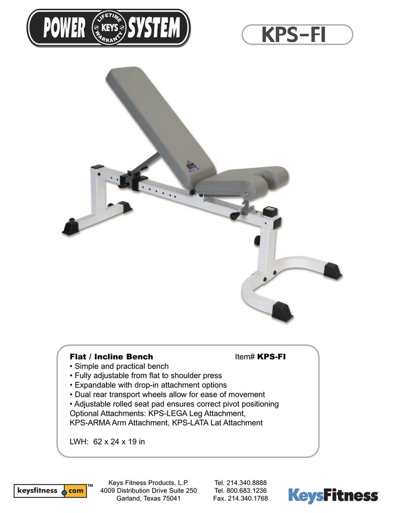 Keys Fitness Power System KPS-FI Features