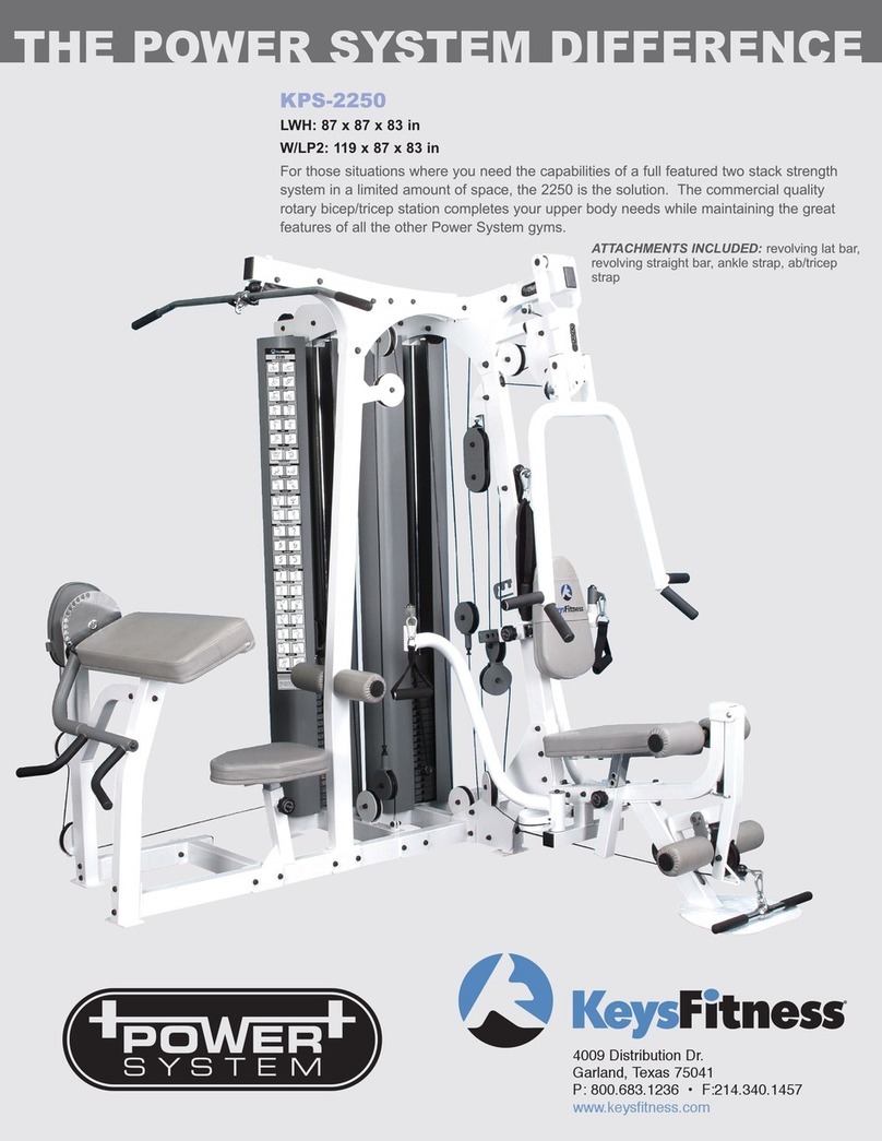 Keys Fitness Power System KPS-2250 Specifications