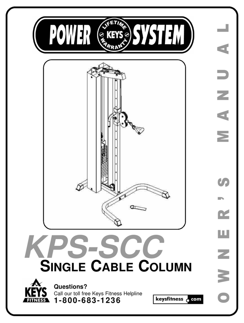 Keys Fitness Power System KPS-SCC owner's manual