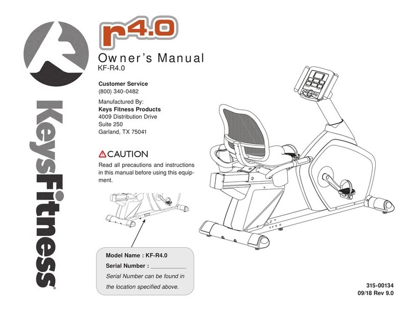 Keys Fitness Series KF-R4.0 owner's manual