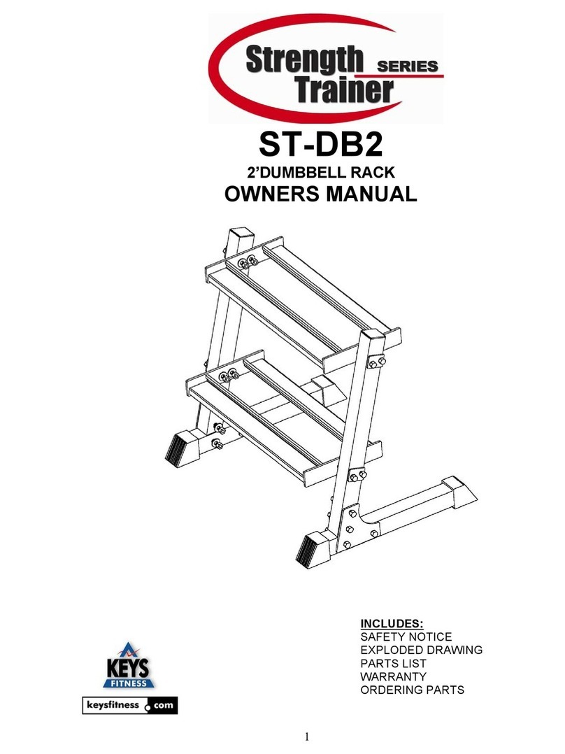Keys Fitness ST-DB2 owner's manual