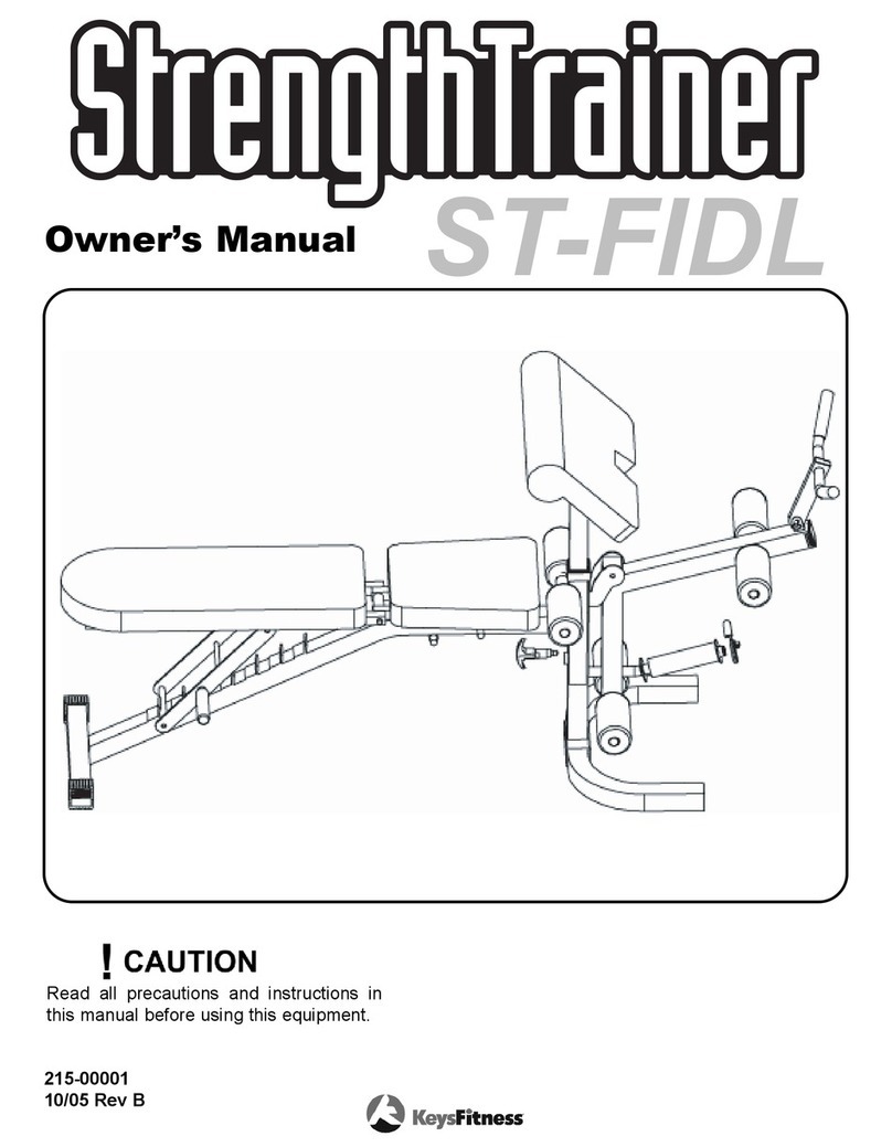 Keys Fitness ST-FIDL User manual