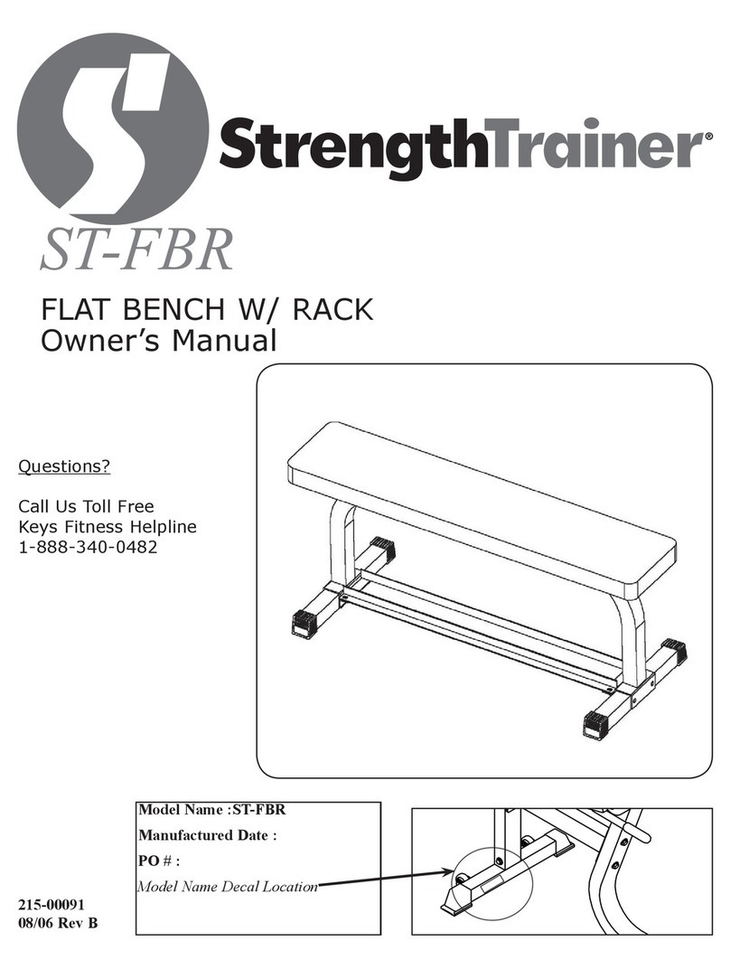 Keys Fitness ST-FBR owner's manual