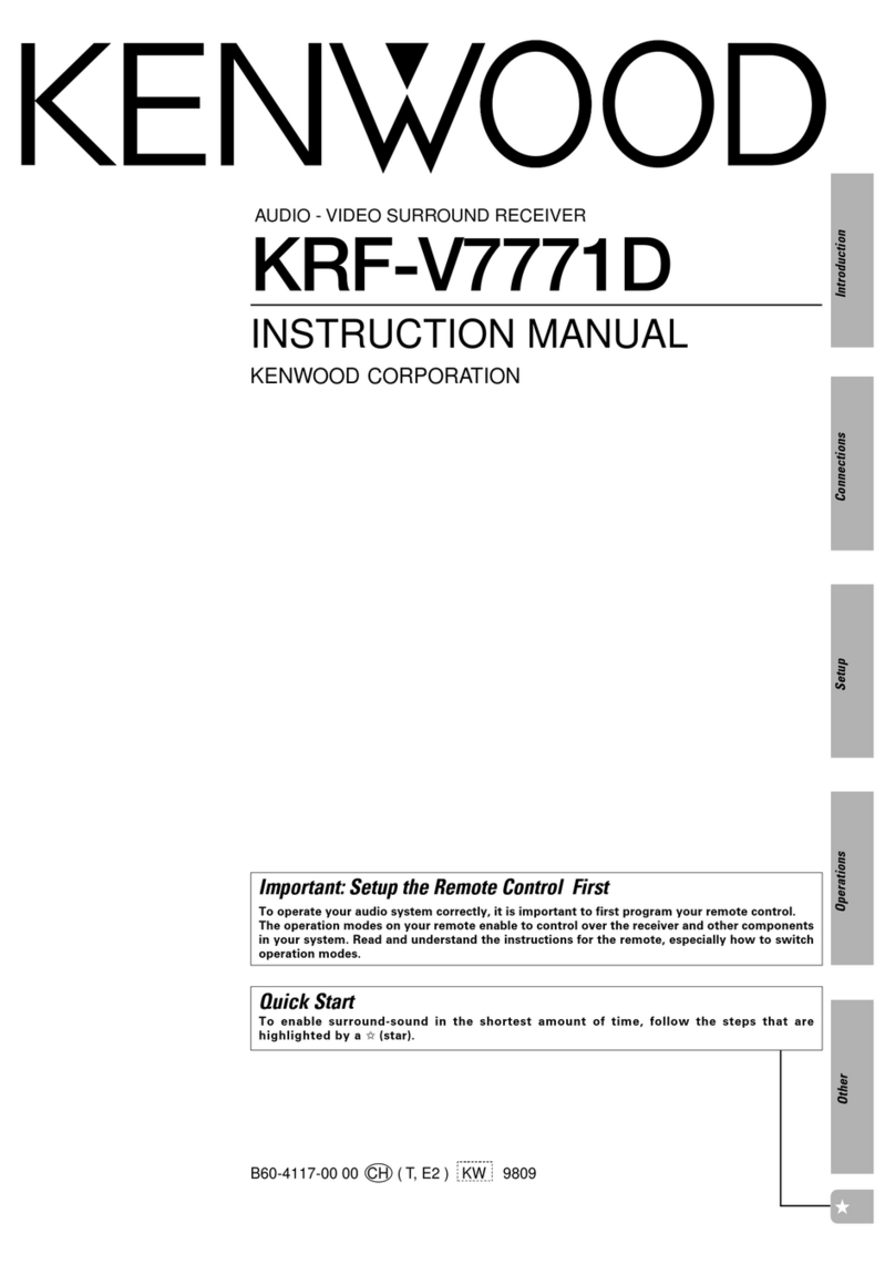 Kenwood KRF-V7771D instruction manual