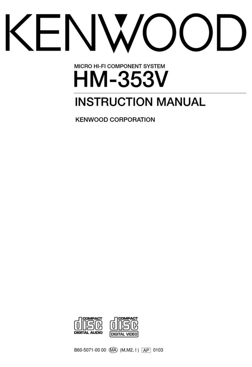 Kenwood HM-353V User manual