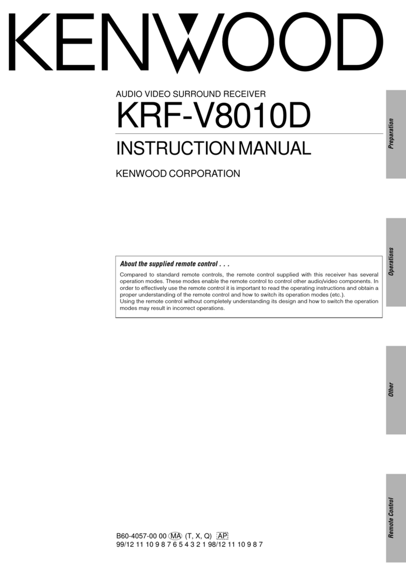 Kenwood KRF-V8010D instruction manual