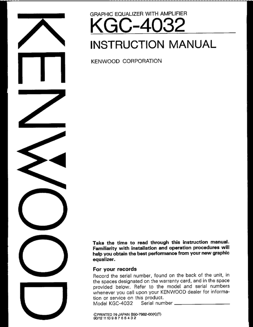 Kenwood KGC-4032 instruction manual