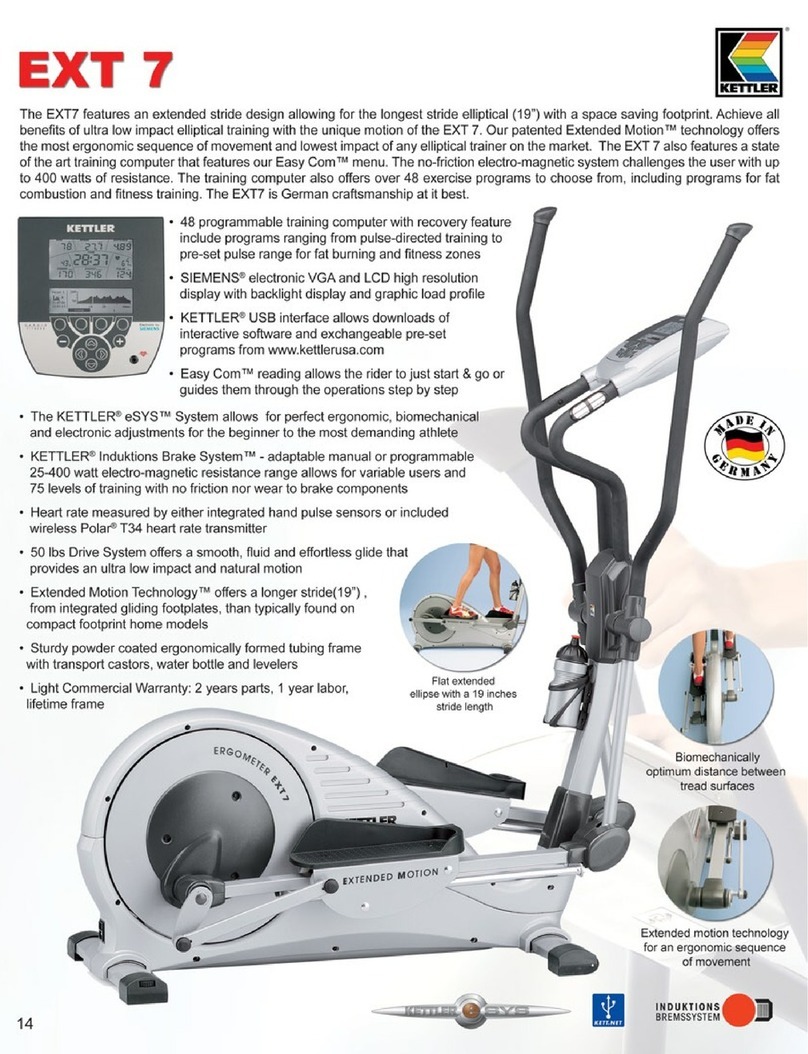 Kettler EXT 7 User manual