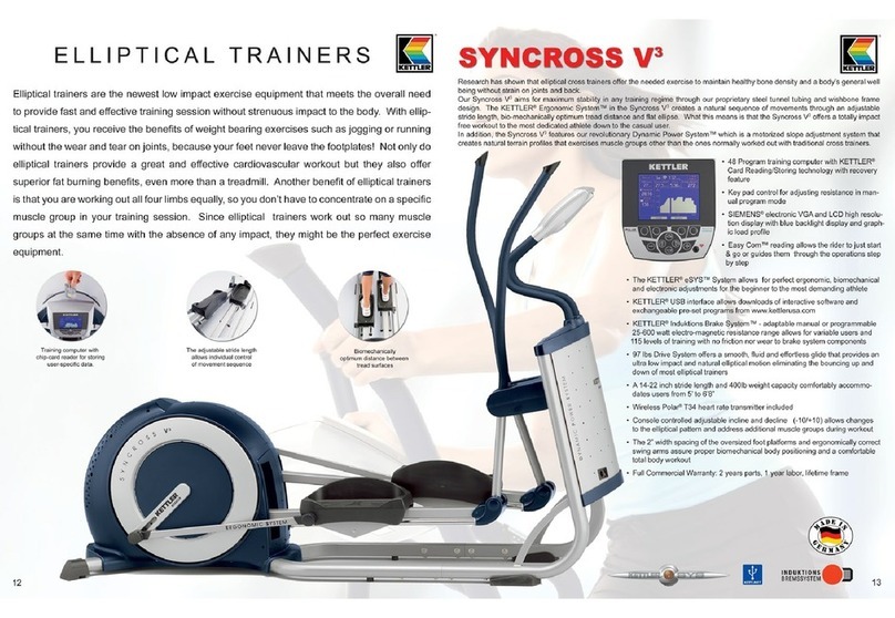 Kettler Syncross V3 User manual