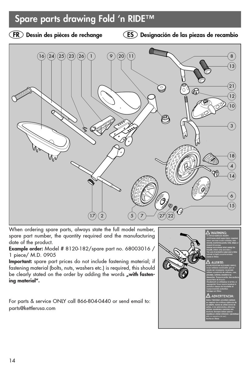 Kettler FOLD 'N RIDE 8120-182 Guide
