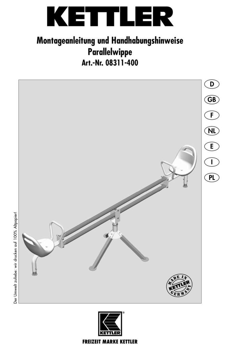 Kettler 08311-400 User manual