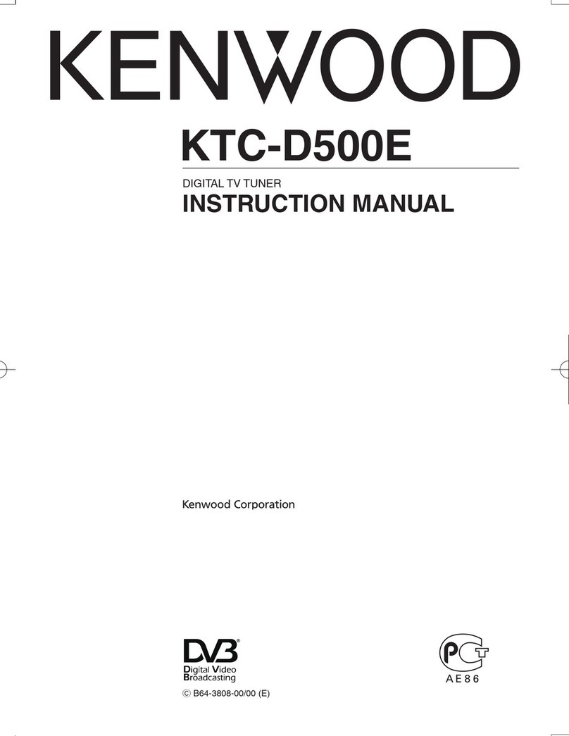 Kenwood KTC-D500E User manual