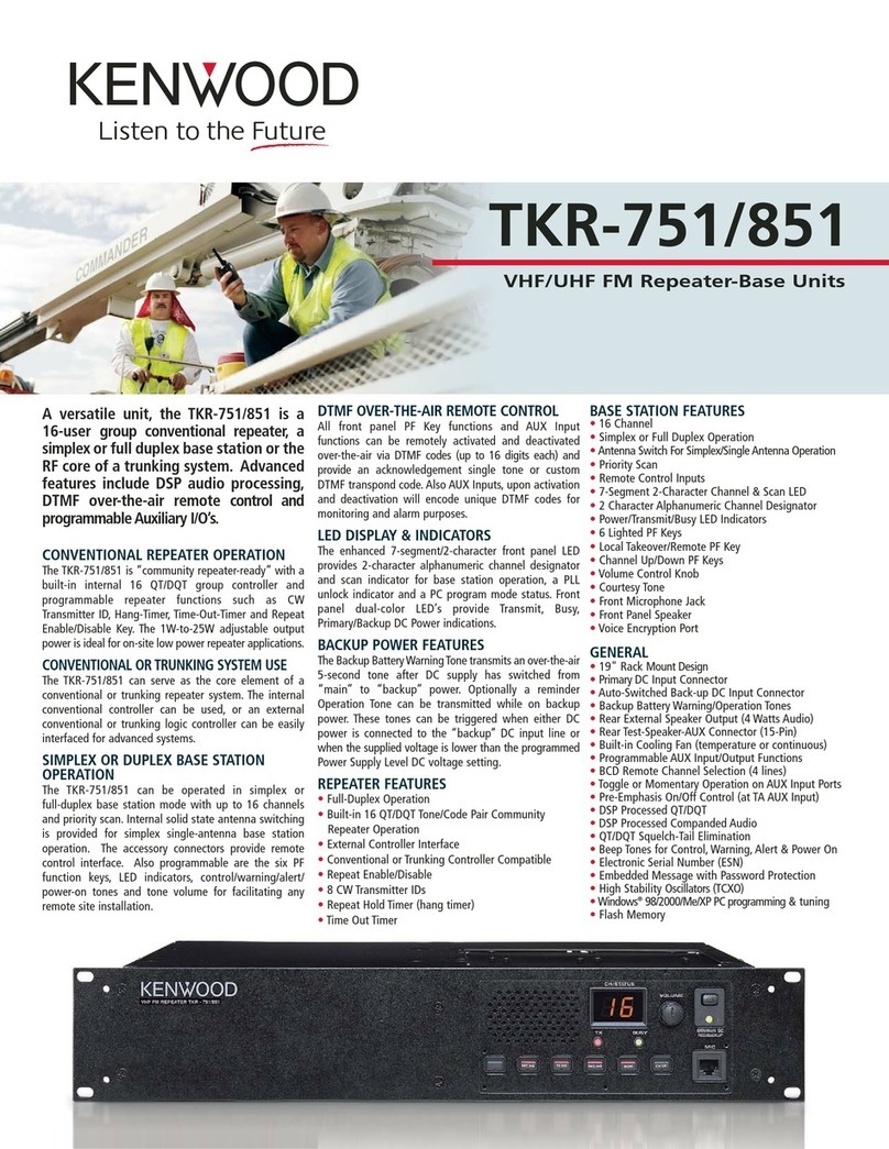 Kenwood TKR-751 Brochure & specs