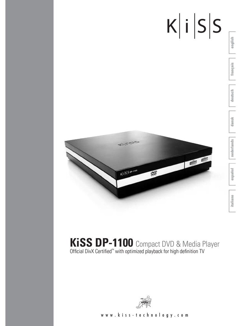 KiSS DP-1100 User manual