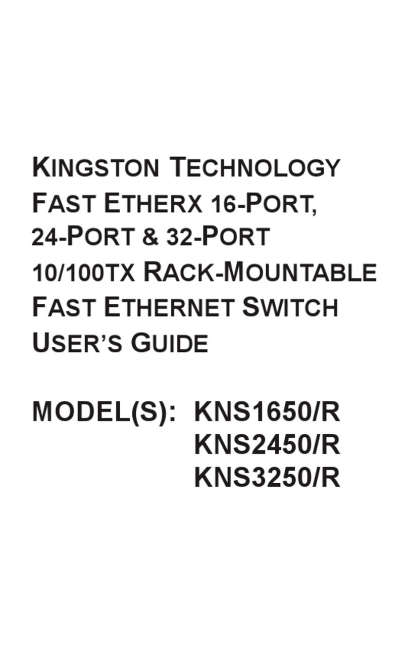 Kingston Technology Kingston Fast EtheRx KNS1650/R user guide Kingston Technology Kingston Fast EtheRx KNS1650/R user guide