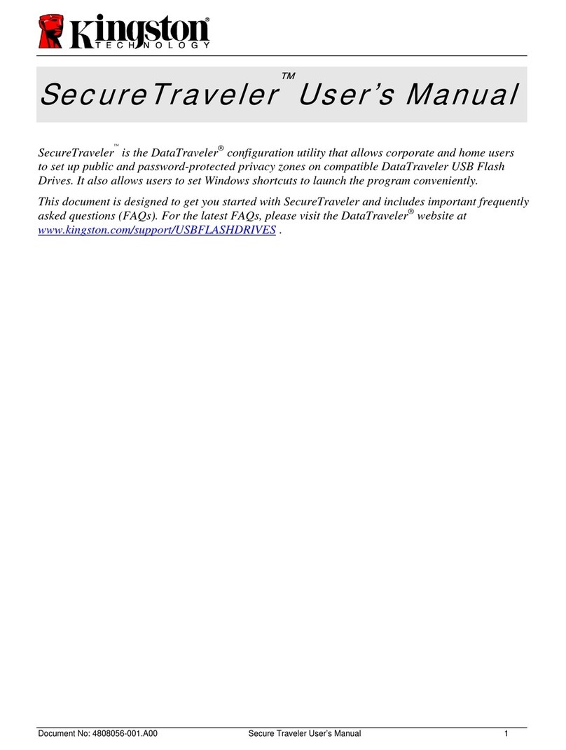 Kingston Technology SecureTraveler user manual Kingston Technology SecureTraveler user manual