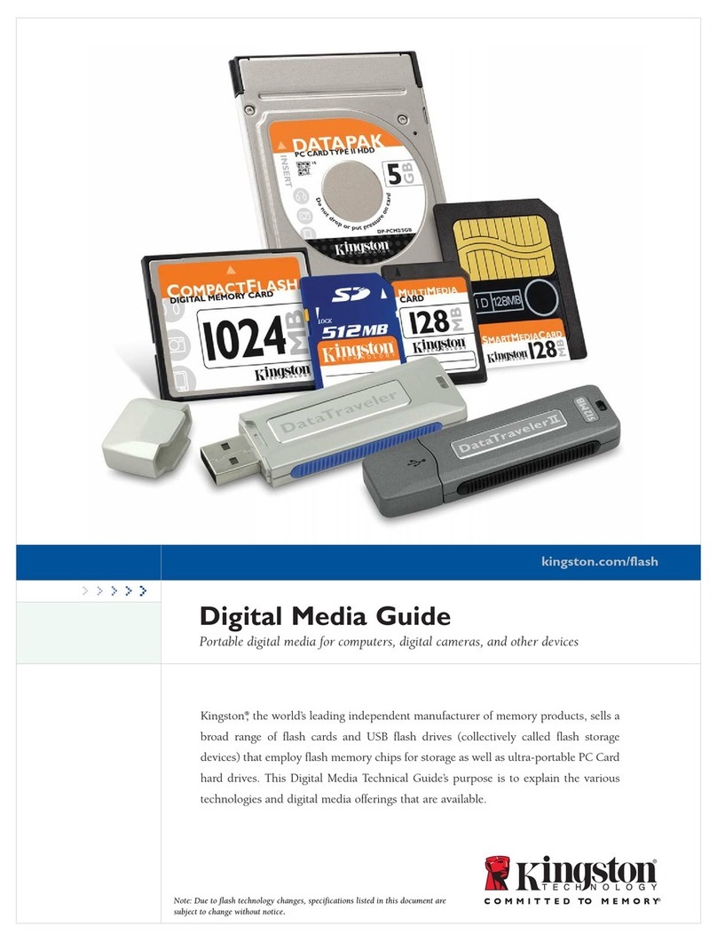 Kingston Technology Digital Media Guide manual