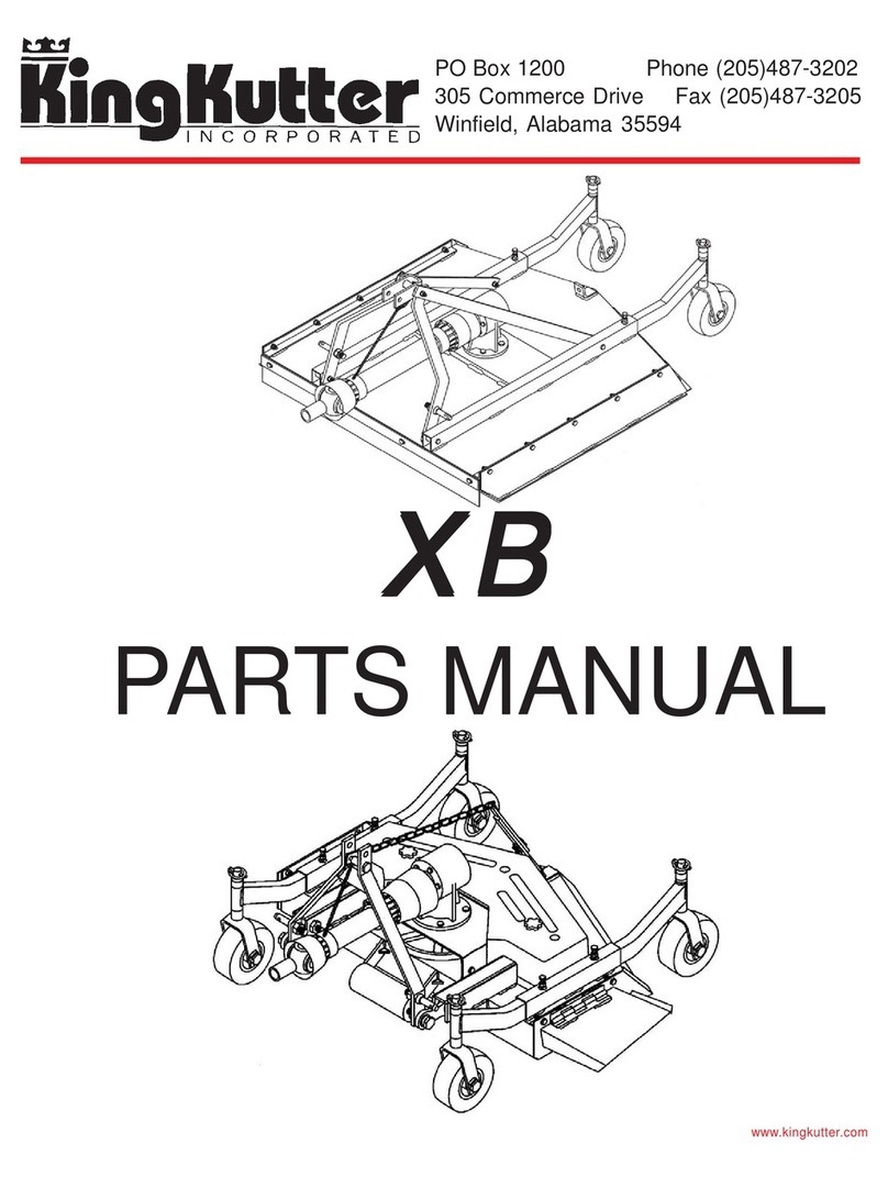 KingKutter XB parts manual