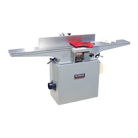 King Industrial 8" Jointer KC-203C Service manual