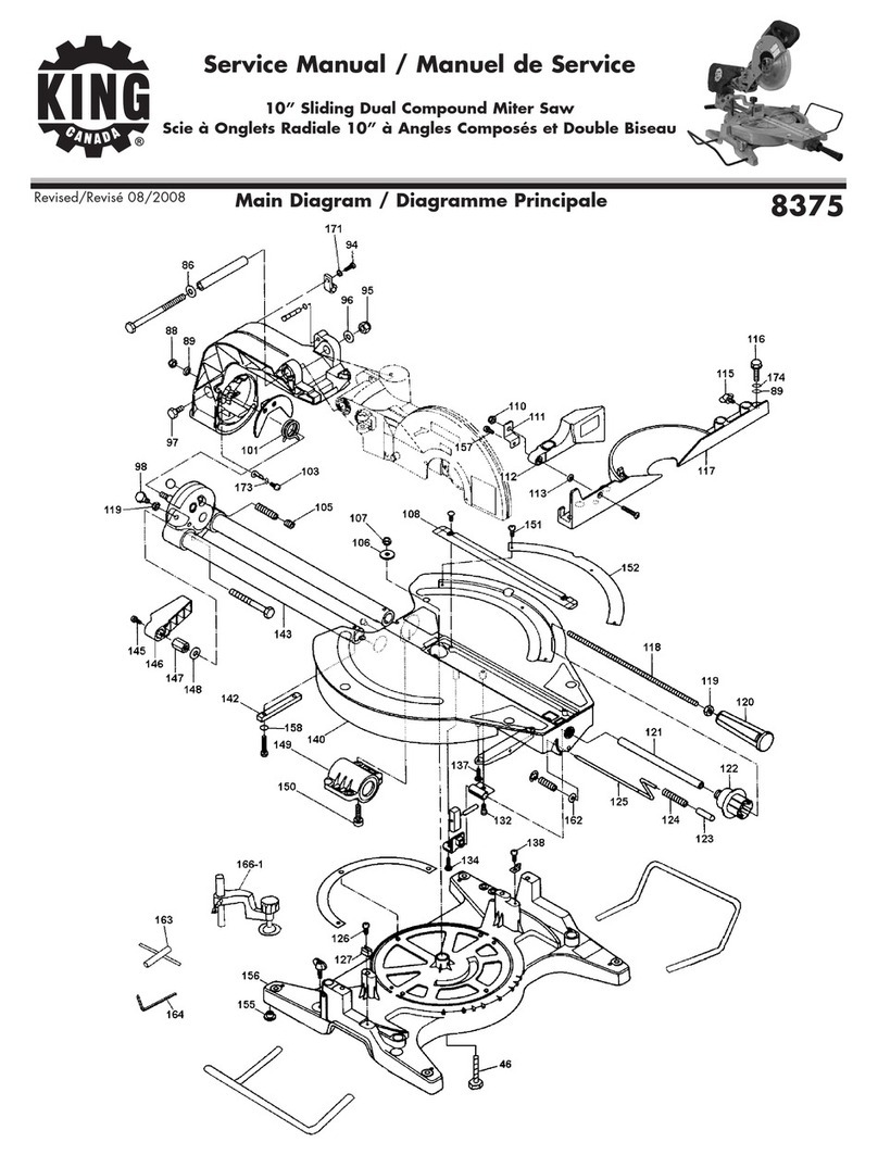 King Canada 8375 User manual King Canada 8375 User manual