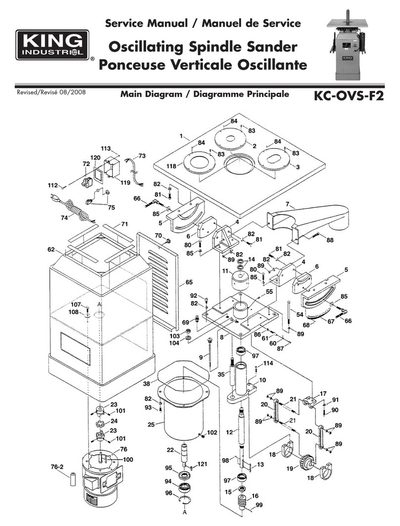 King Industrial KC-OVS-F2 Service manual