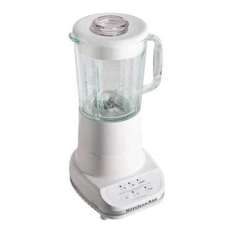 KitchenAid 3 Speed Classic Blender User manual