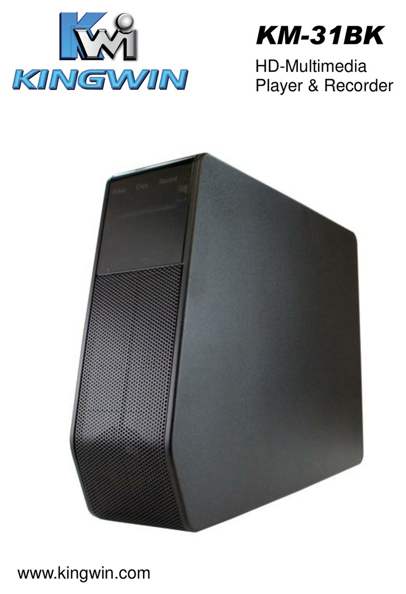 Kingwin KM-31BK User manual