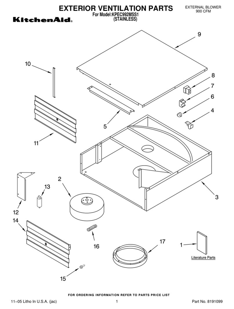 KitchenAid KPEC992MSS1 User manual