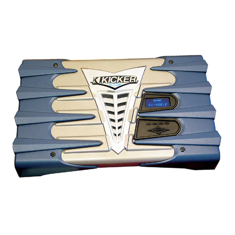 Kicker SX400.2 owner's manual