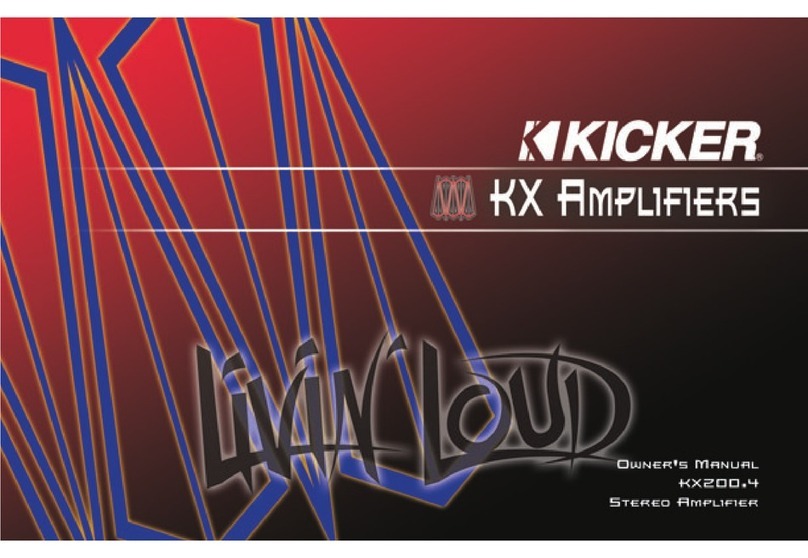 Kicker KX.4 Series owner's manual
